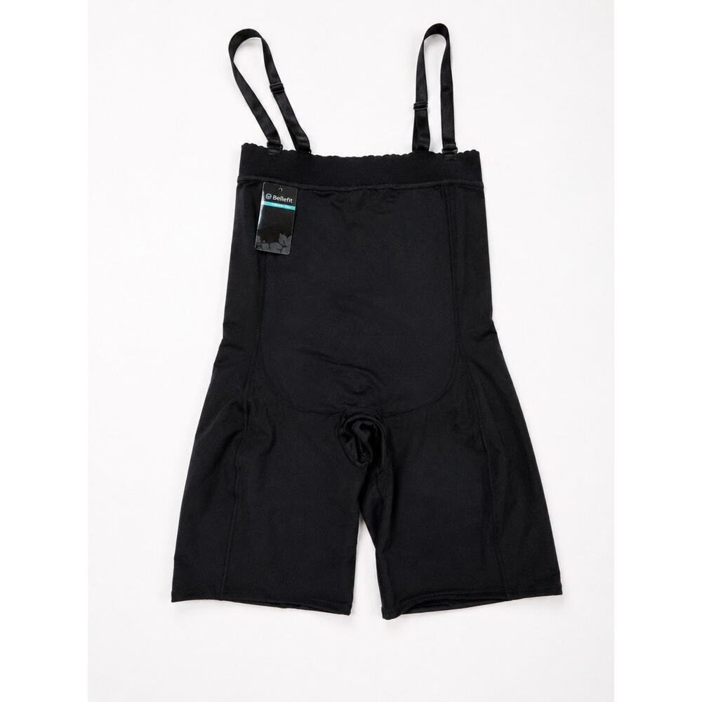 BelleFit Power Bodysuit Postpartum Compression Shapewear Black L NWT